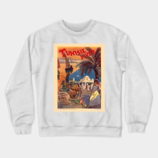 Tunisie Hiver Tunisia Vintage Poster 1899 Crewneck Sweatshirt